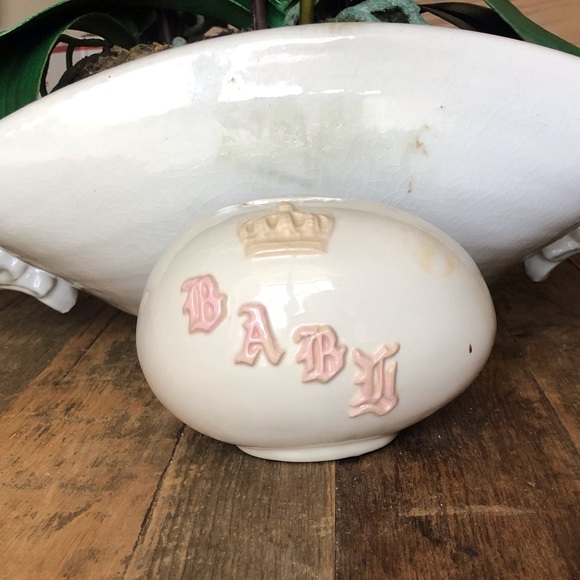 Ceramic BABY Bank Egg - Picture 4 of 14